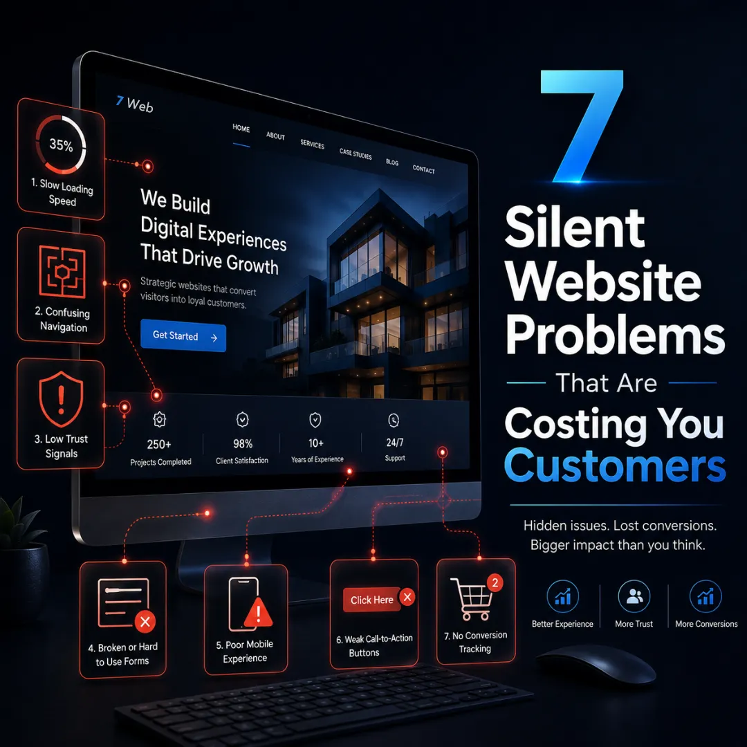 7 Silent Website Problems That Are Costing You Customers
