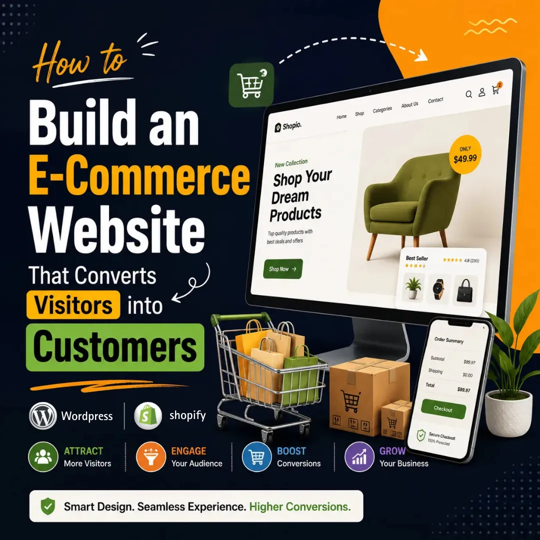How to Build an E-Commerce Website That Converts Visitors into Customers