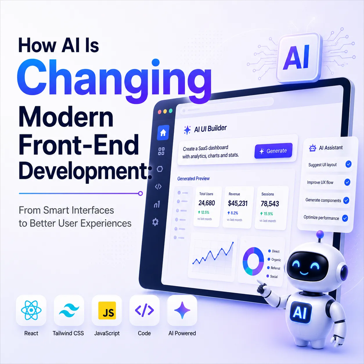 How AI Is Changing Modern Front-End Development From Smart Interfaces to Better User Experiences