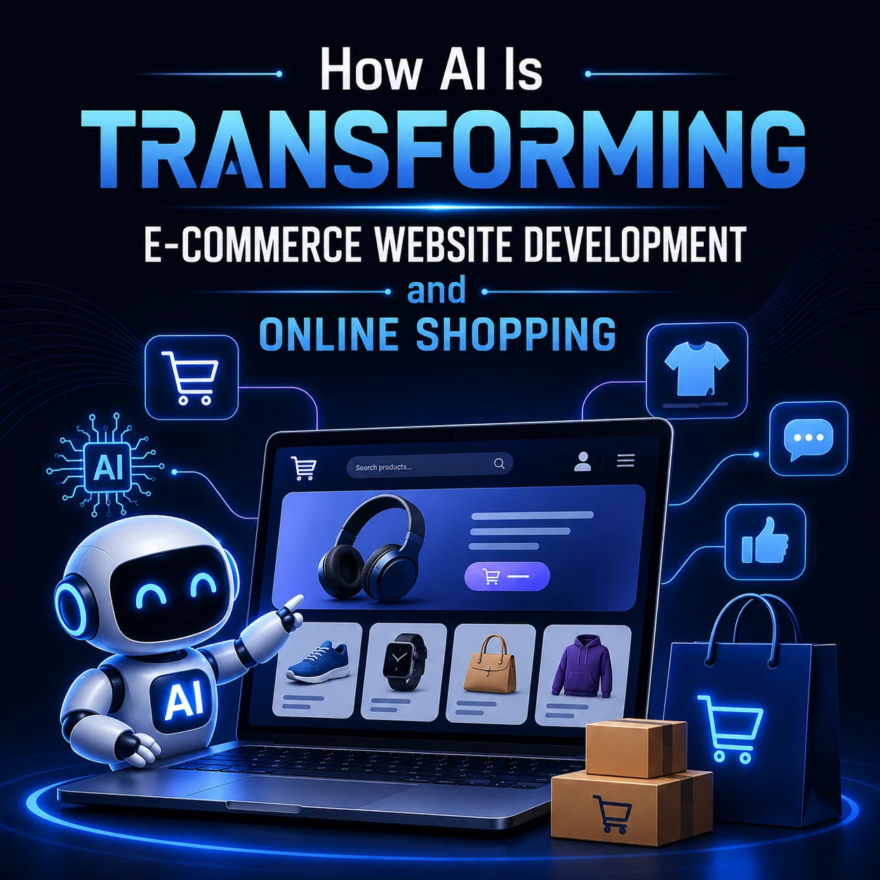 How AI Is Transforming E-Commerce Website Development and Online Shopping