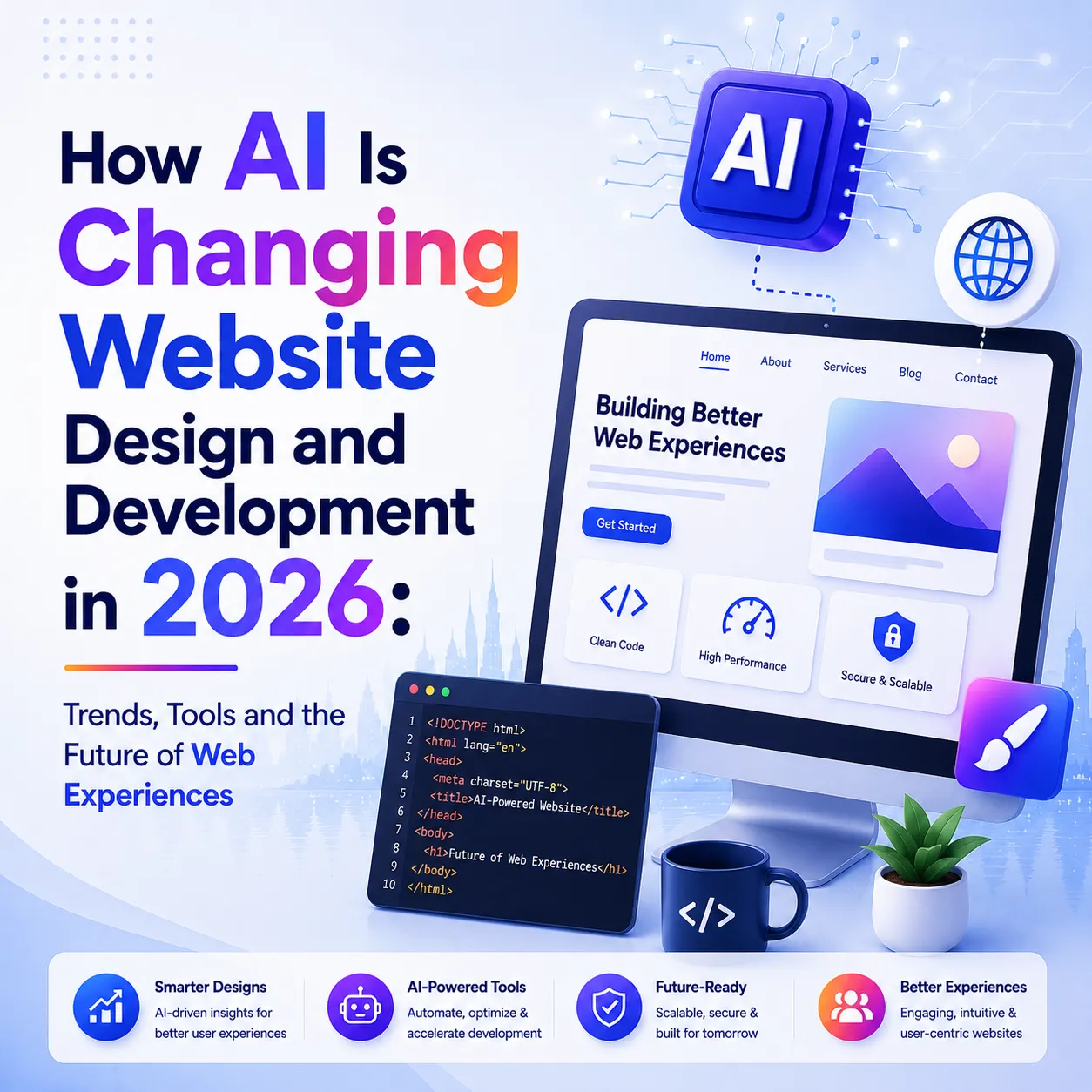 How AI Is Changing Website Design and Development in 2026: Trends, Tools and the Future of Web Experiences