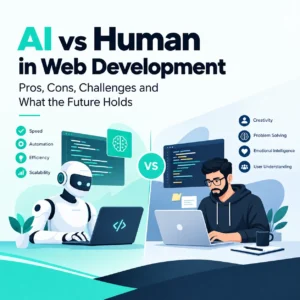 AI vs Human in Web Development Pros, Cons, Challenges and What the Future Holds