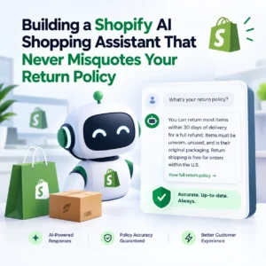 Building a Shopify AI Shopping Assistant That Never Misquotes Your Return Policy